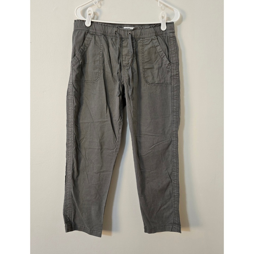 Sonoma Pants Womens Small Gray Elastic Drawstring Waist Utility